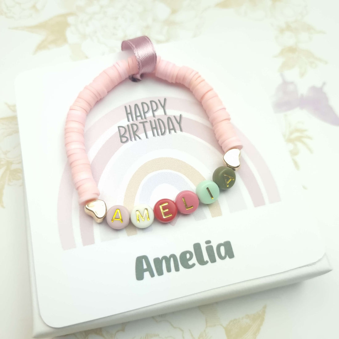 personalised name bracelet for kids