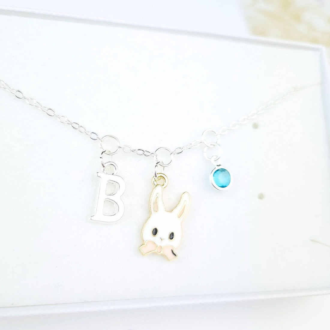 personalised bunny bracelet