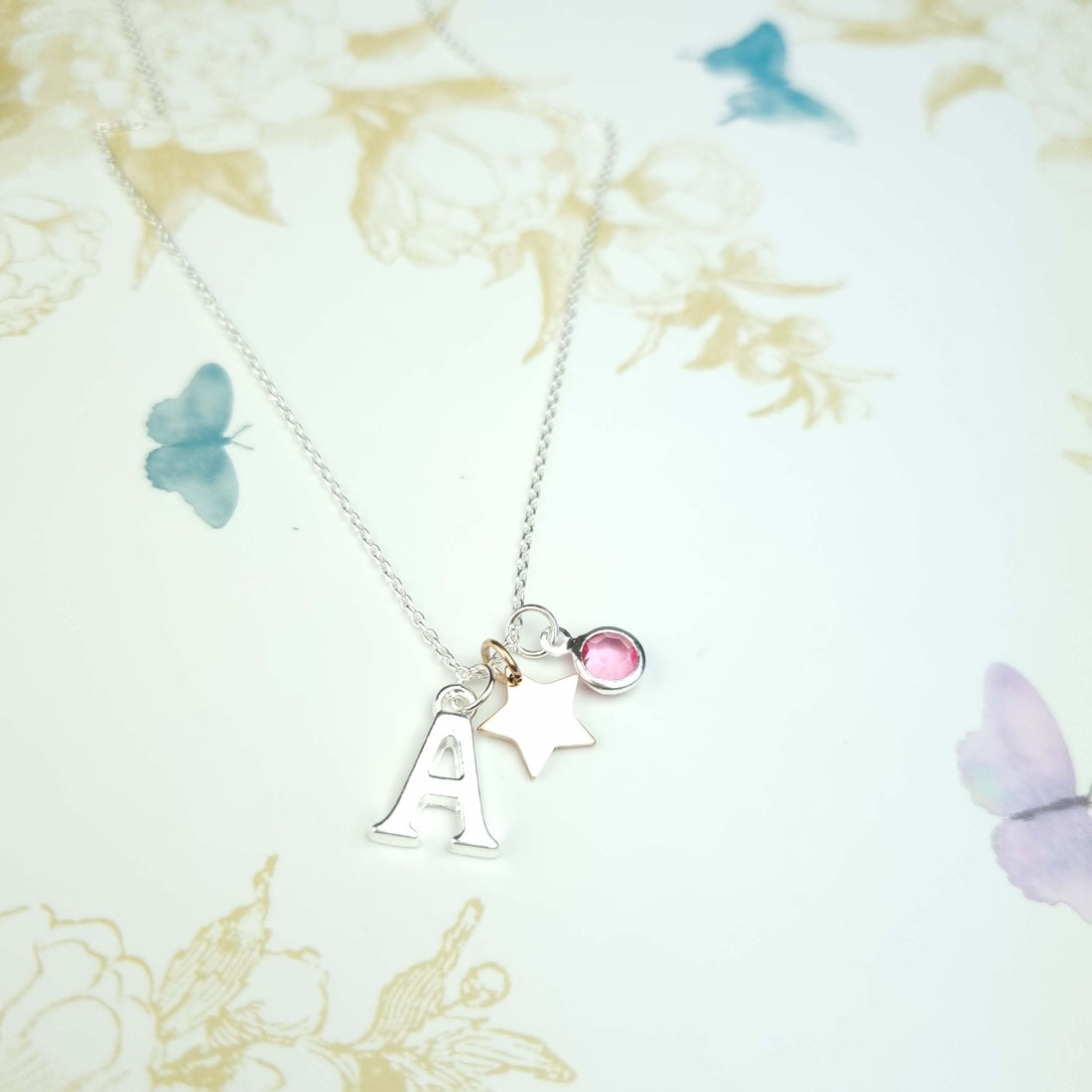 personalised star necklace