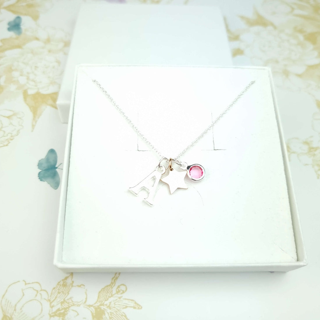 personalised star necklace