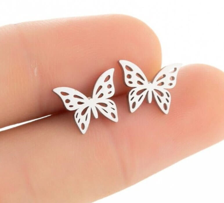 Butterfly Stud Earrings