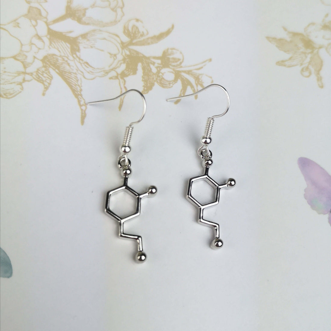 Dopamine dangle earrings