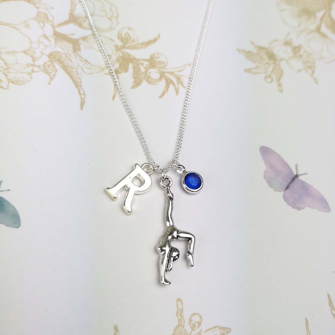 personalised gymnast necklace
