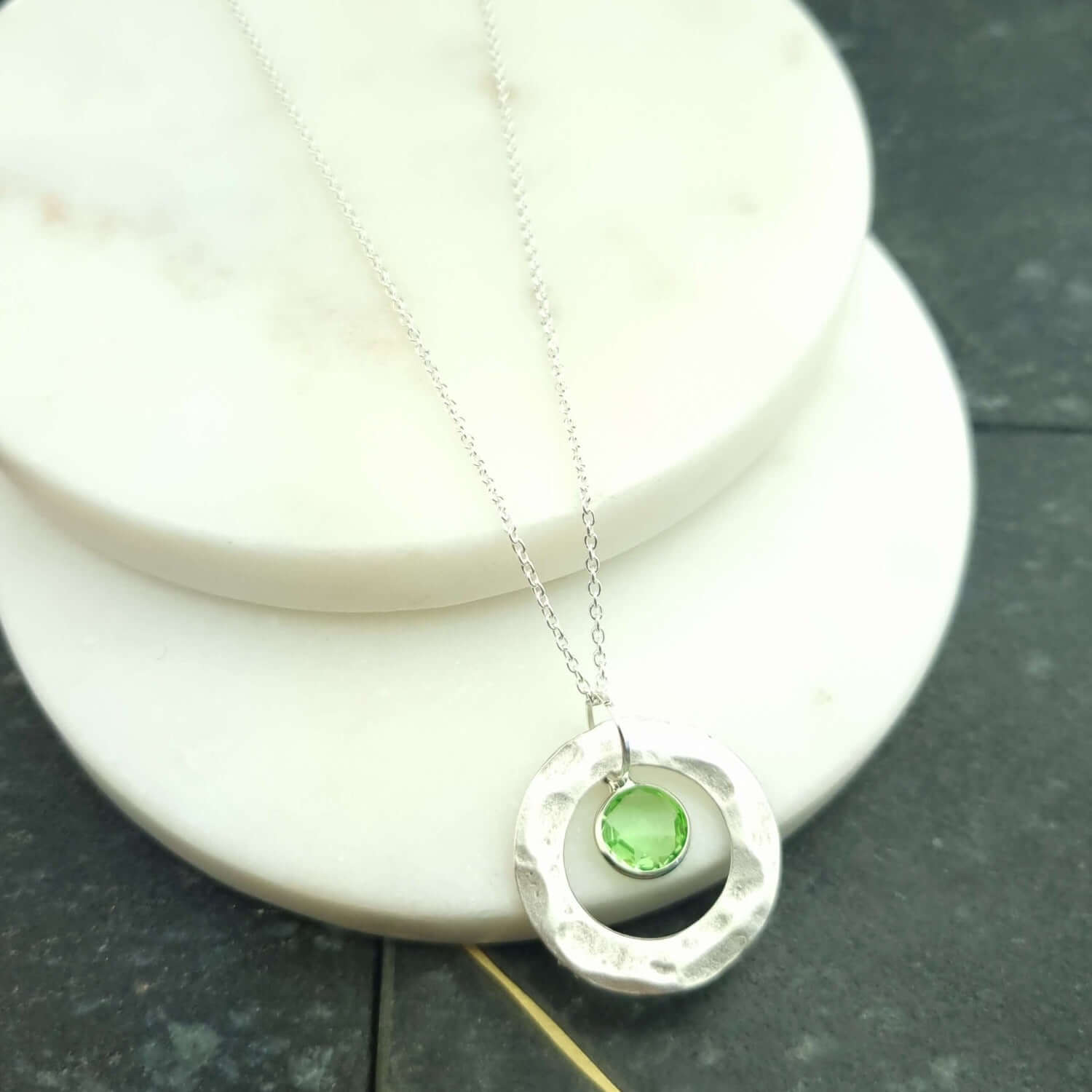 August birthday gift necklace