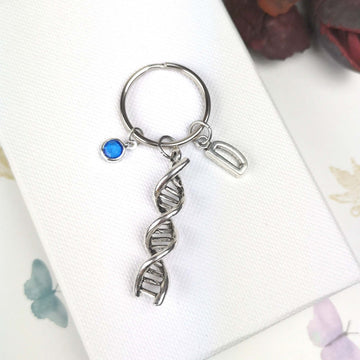 personalised DNA keyring