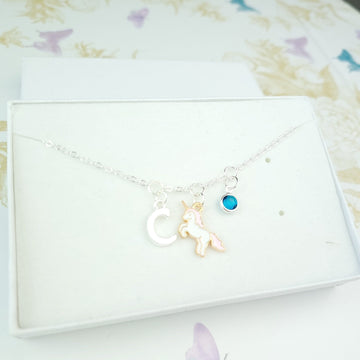 personalised unicorn bracelet