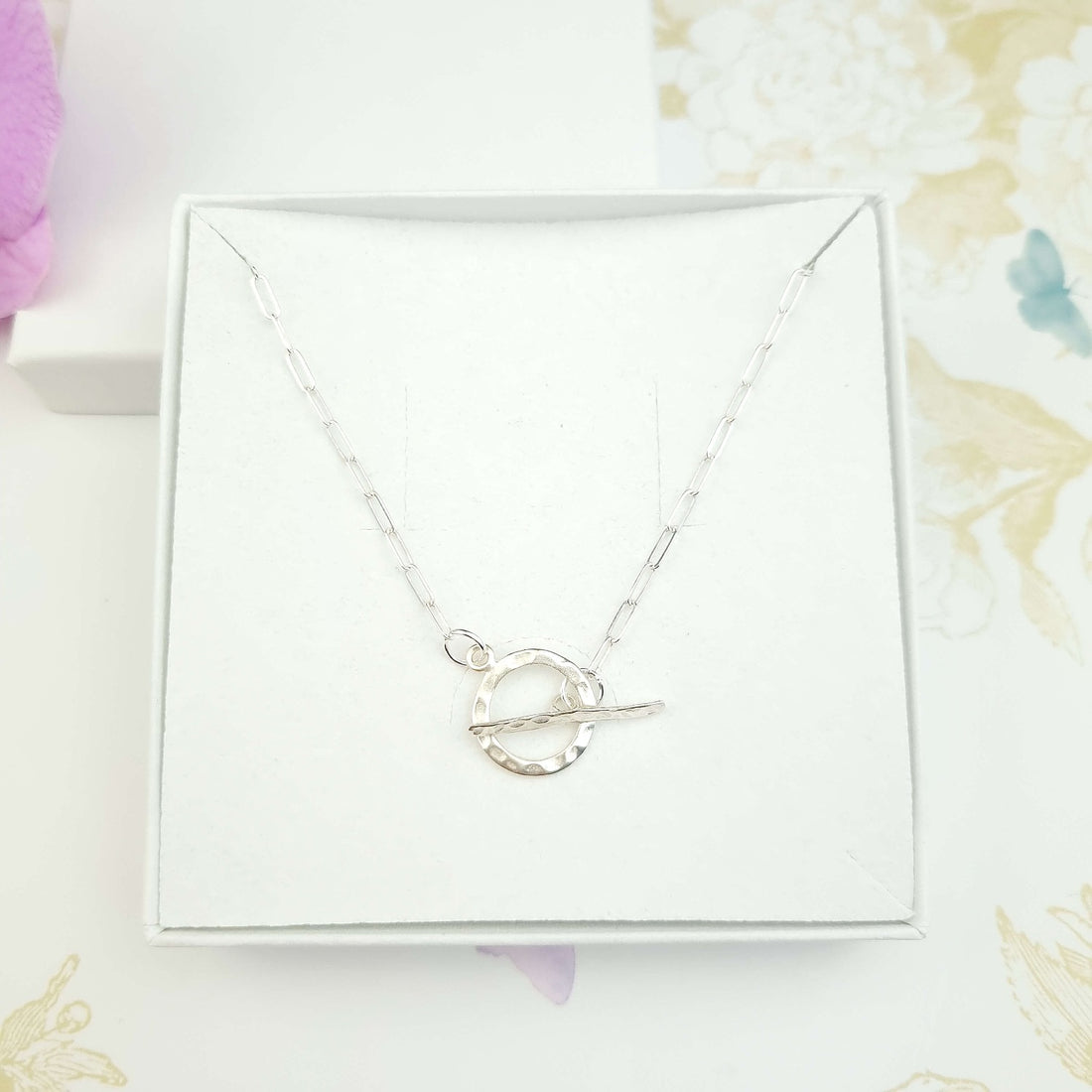 Paperclip chain necklace