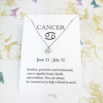 Cancer Star Sign necklace