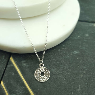 Sterling Silver Coin Necklace