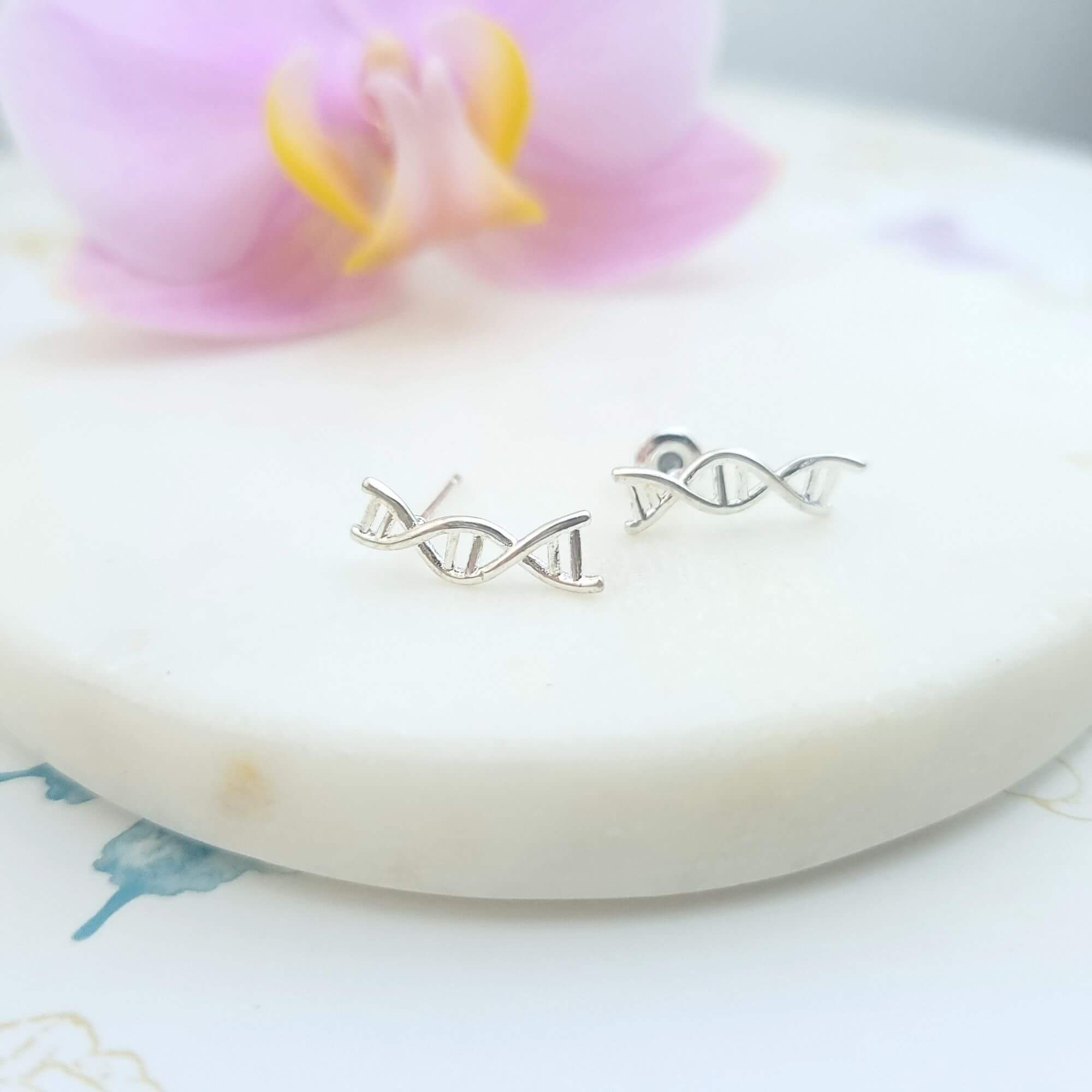 silver stud earrings helix