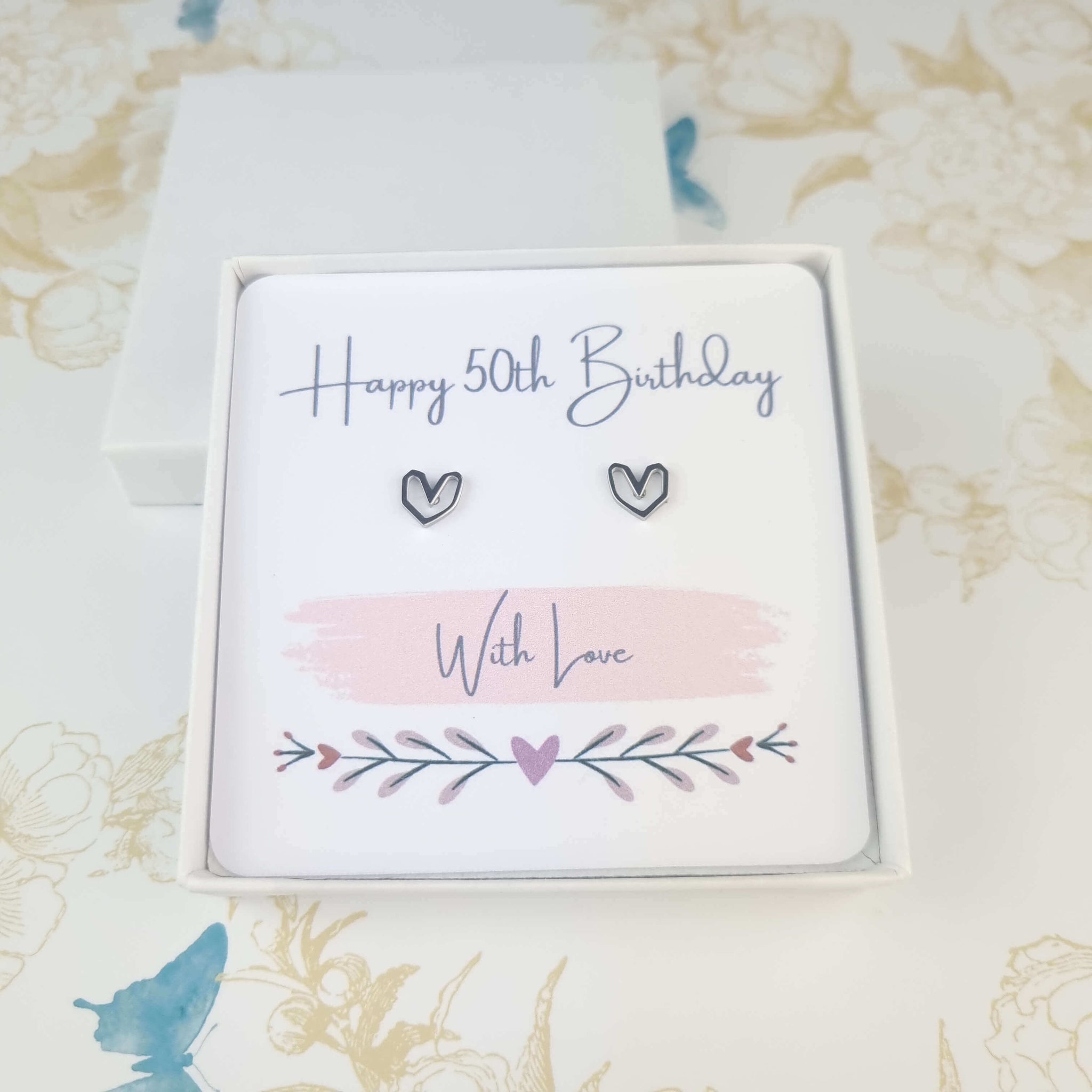 50th birthday gift message card