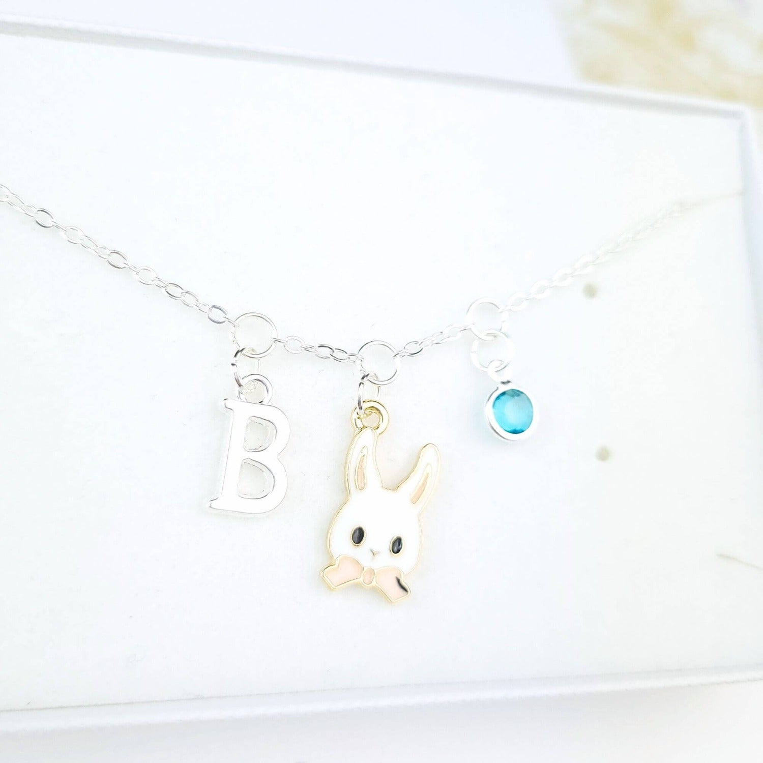personalised rabbit bracelet