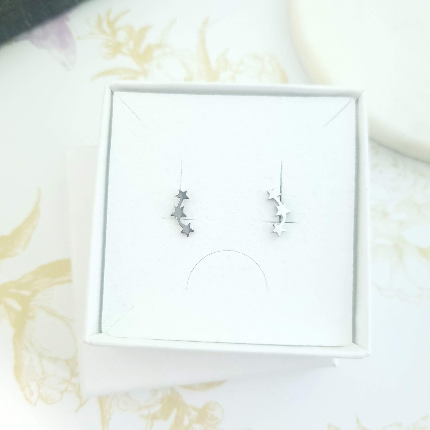 star trio studs for women