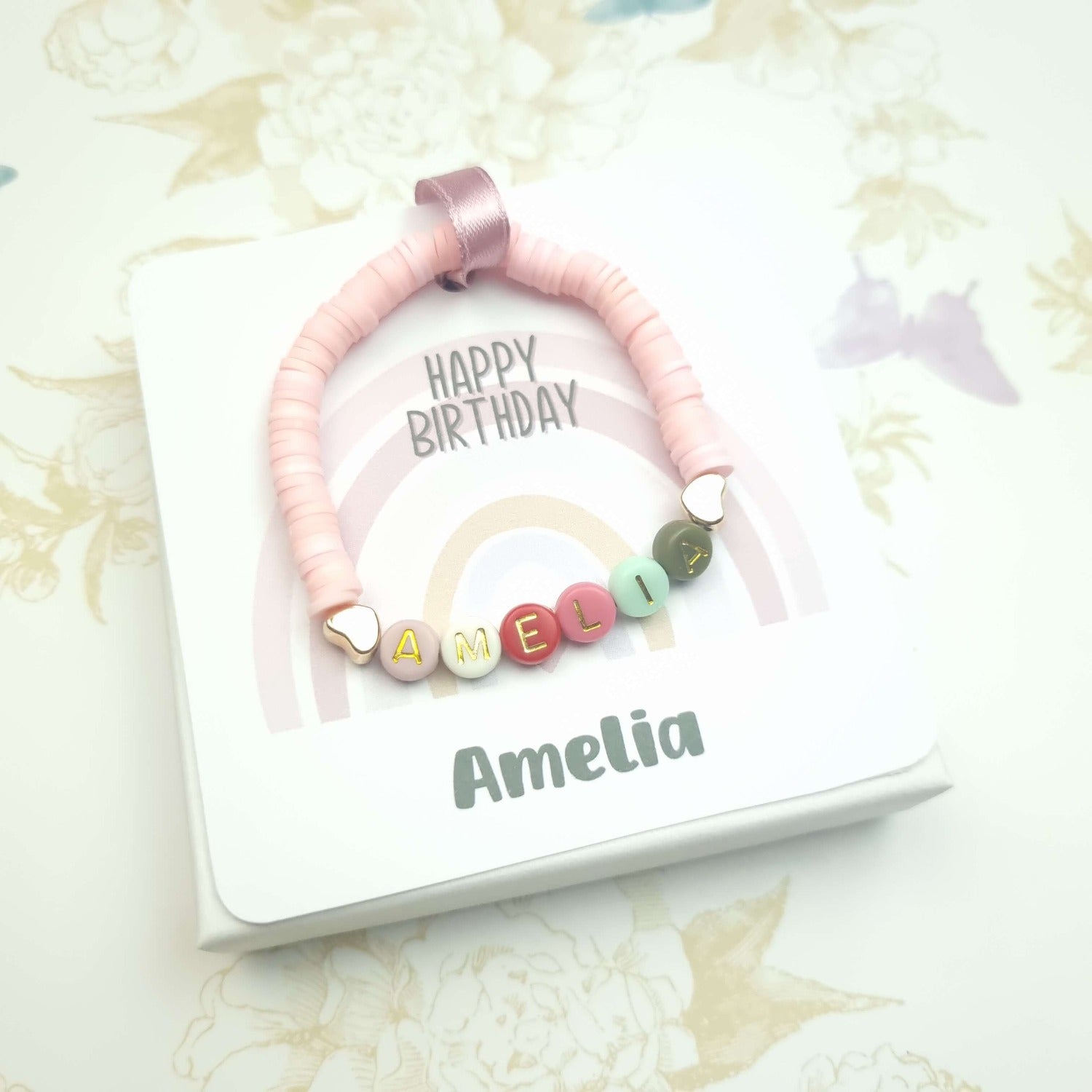birthday gift personalised name bracelet