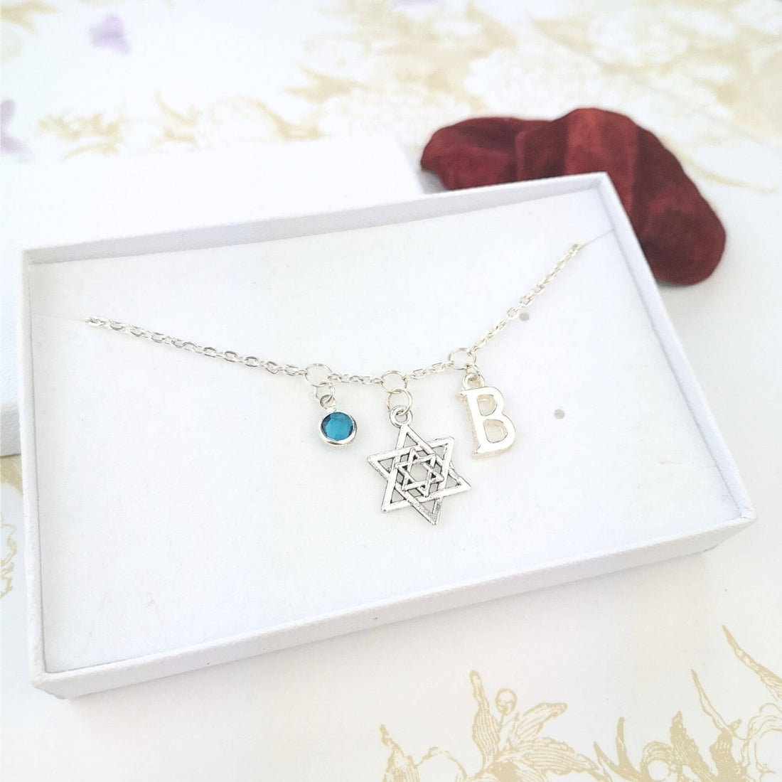 personalised star of david bracelet