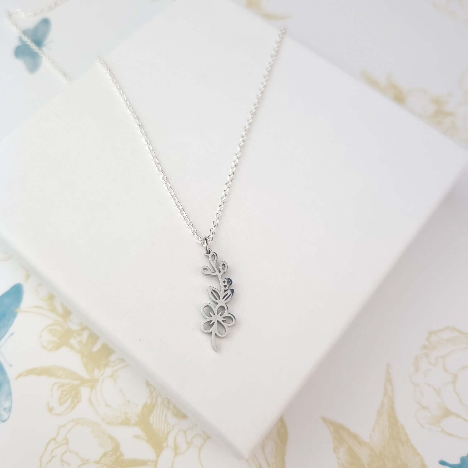 may birthday gift lily of the valley necklace