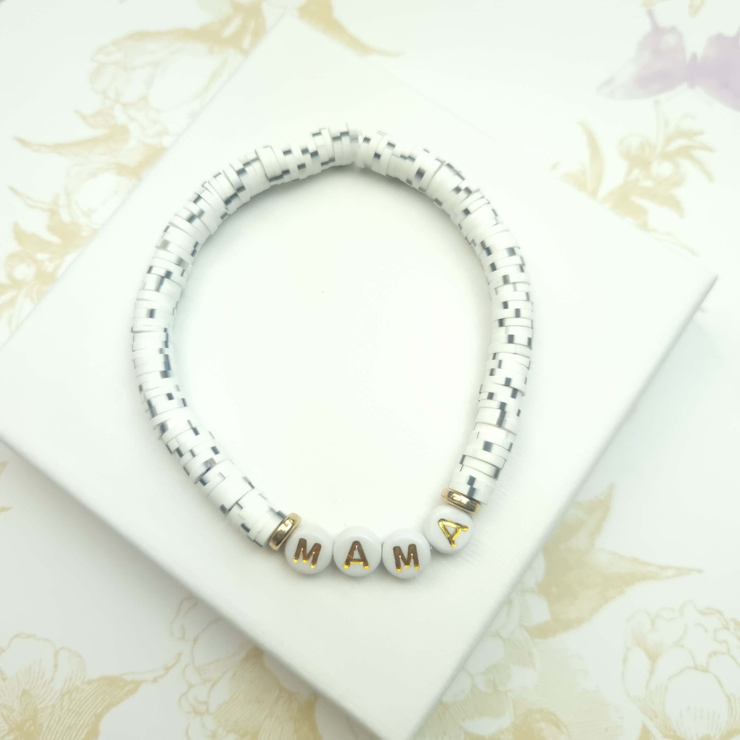 mama bracelet gift - personalised name