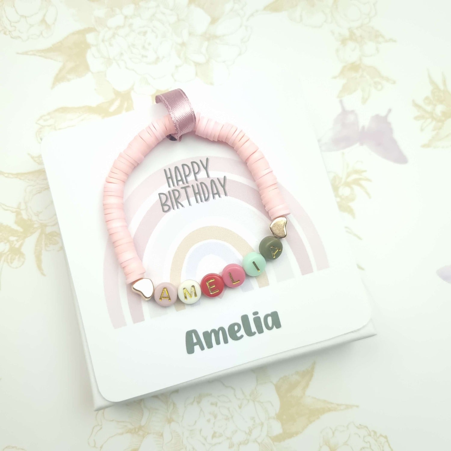 kids name bracelet personalised 