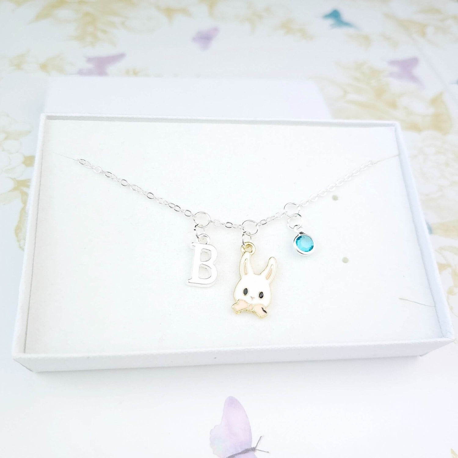 personalised bunny bracelet