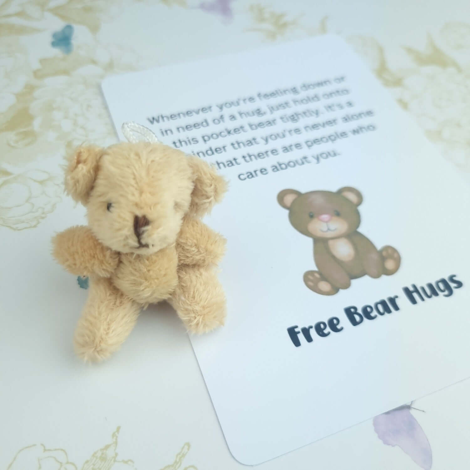 Pocket Bear Hug with Quote Card