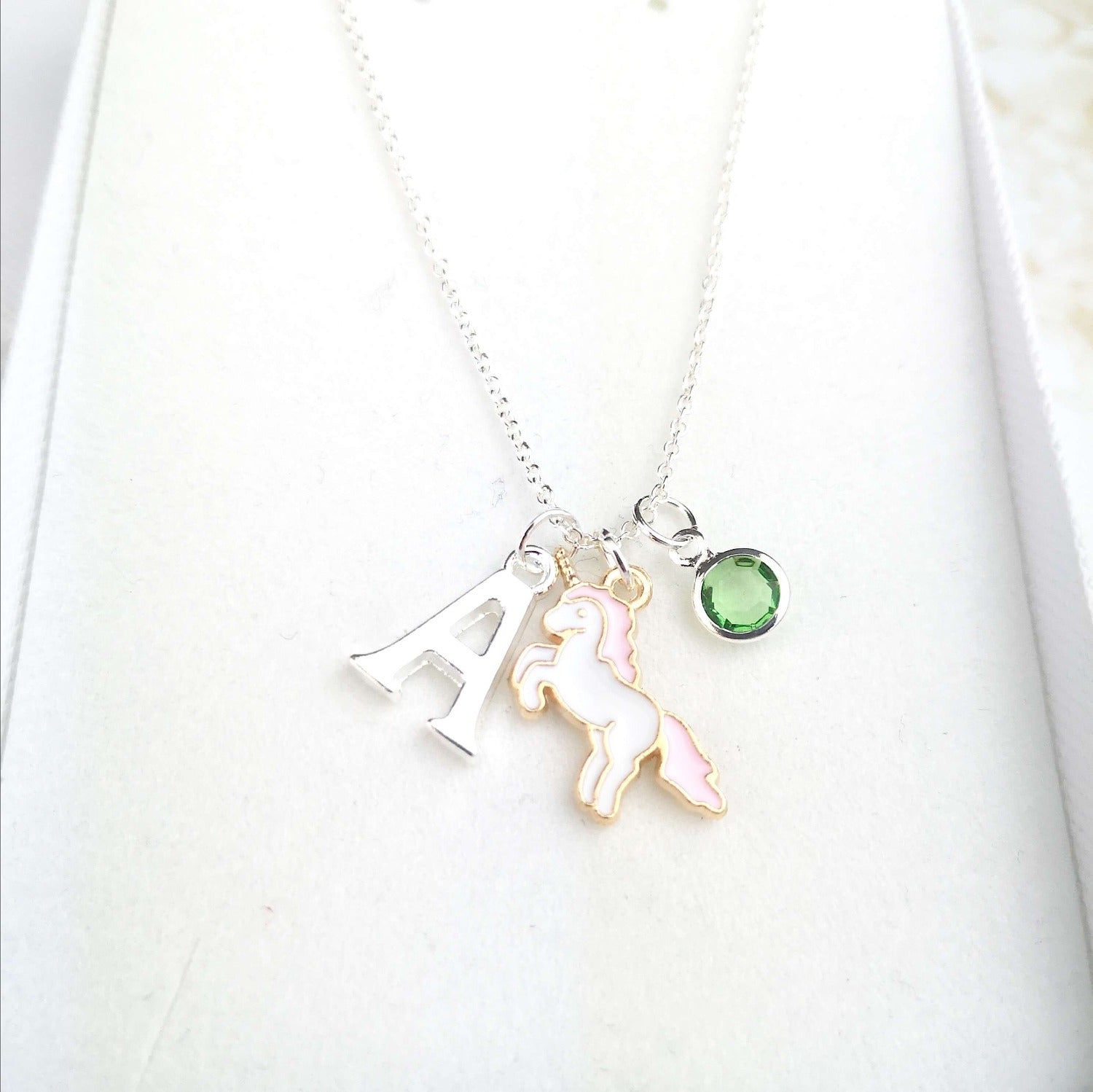 Unicorn personalised necklace