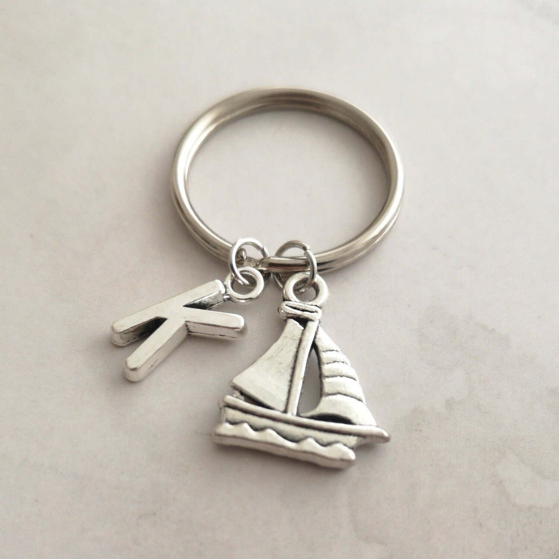 Personalised boat keyring