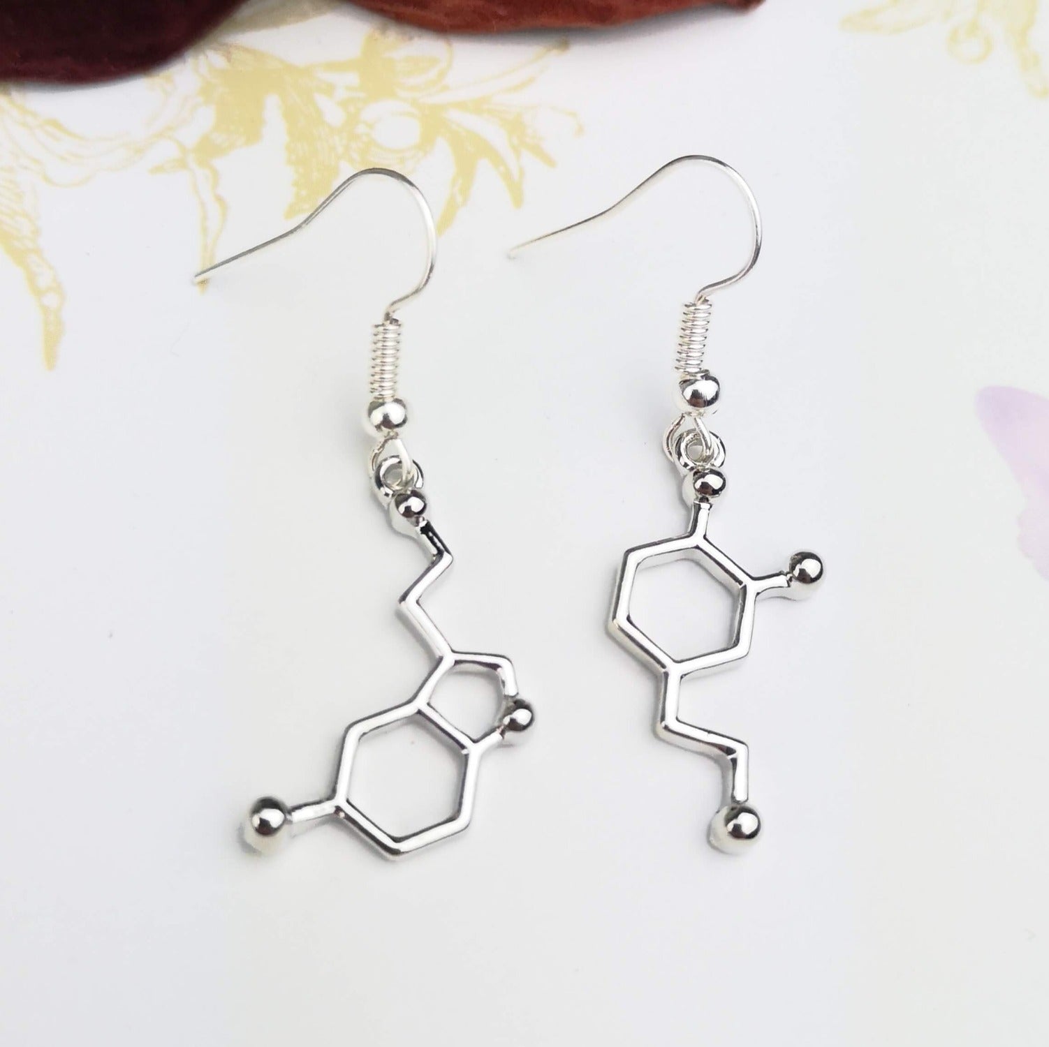 Serotonin Dopamine Mismatched Earrings