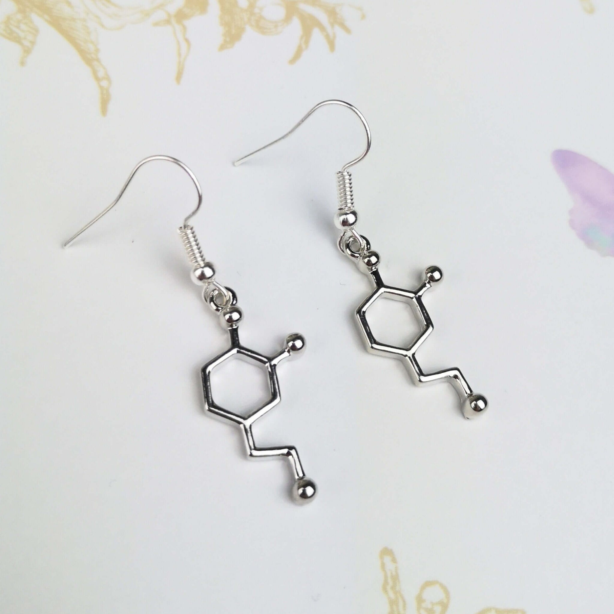 Dopamine dangle earrings