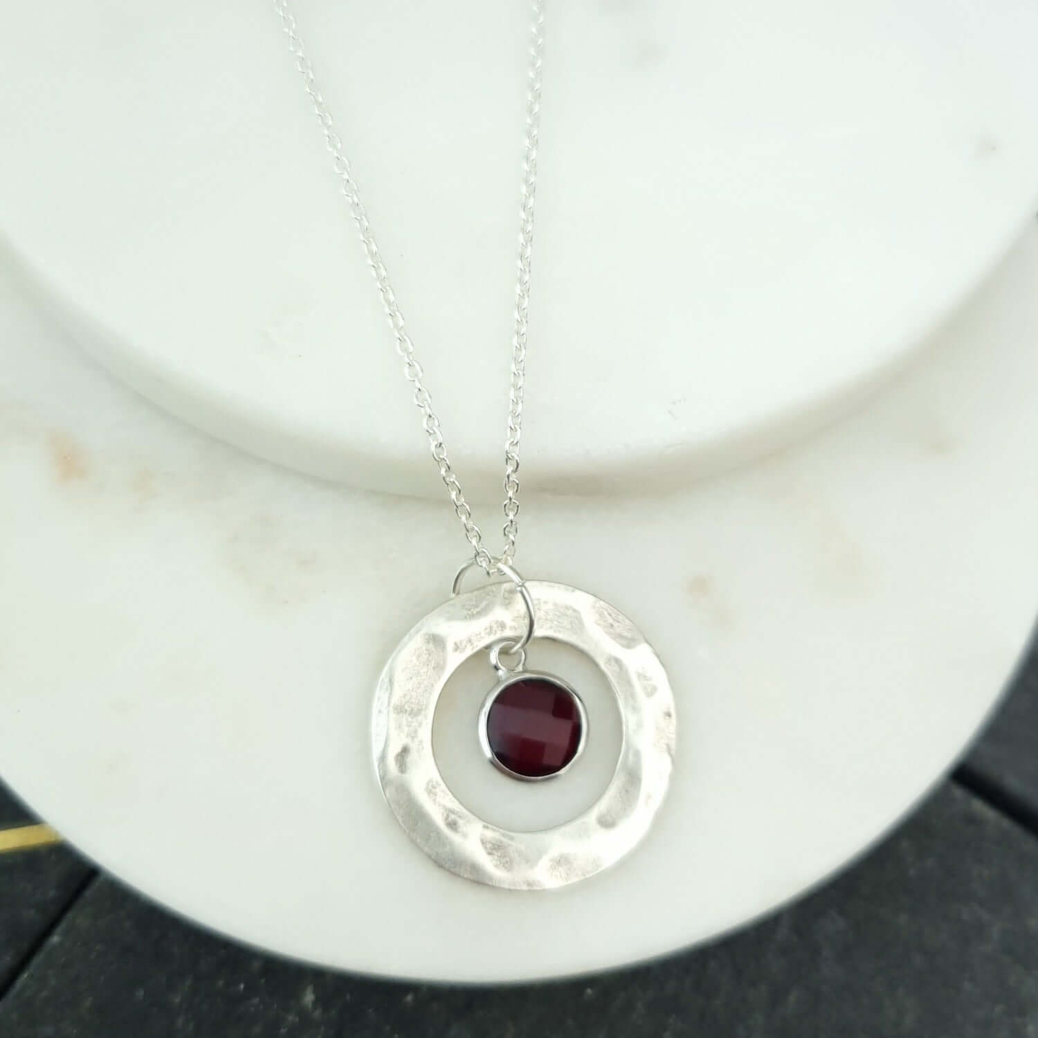 January Birthstone Necklace