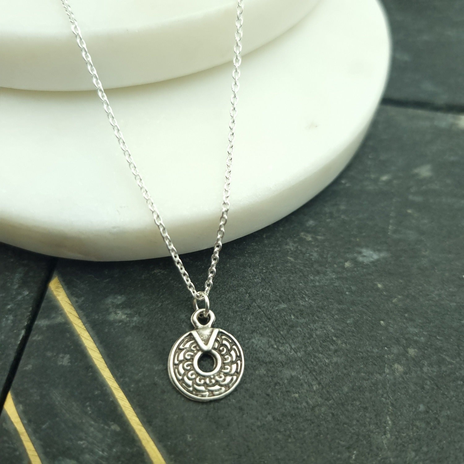 Sterling Silver coin necklace