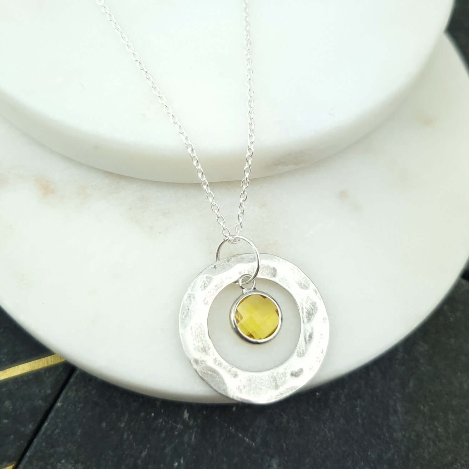 Citrine November necklace