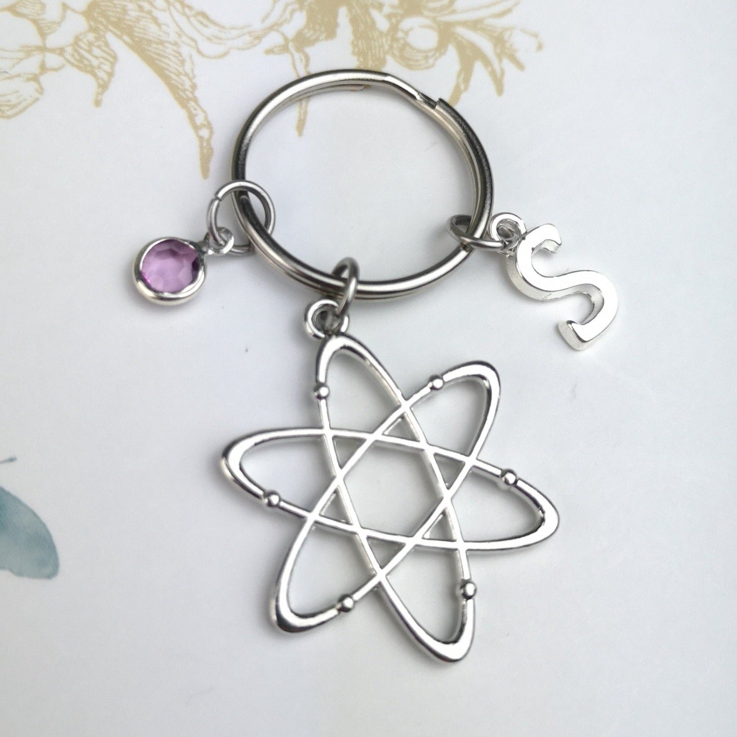 Personalised atom keyring