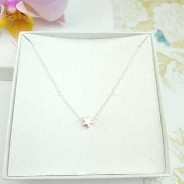 Tiny Star Sterling Silver Chain