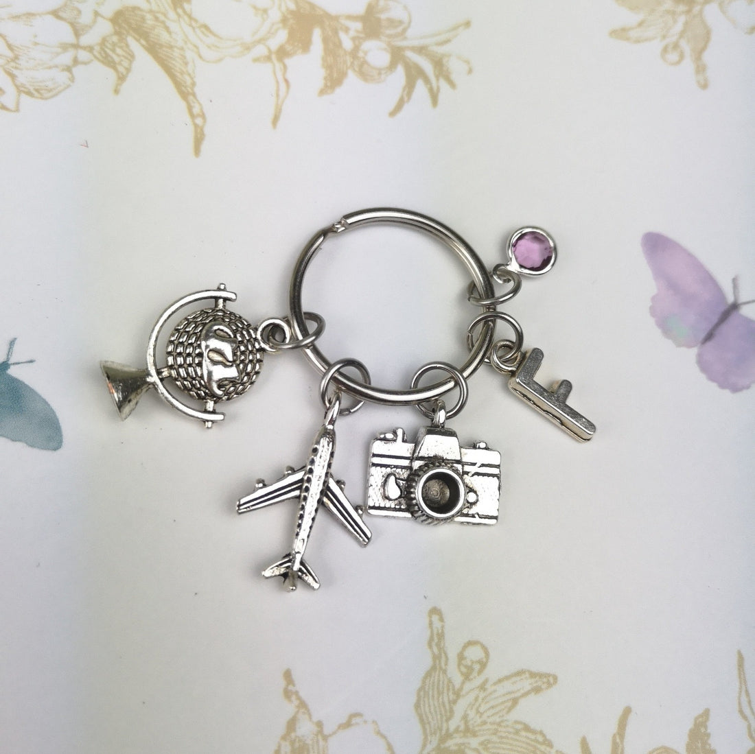 personalised camera keyring 